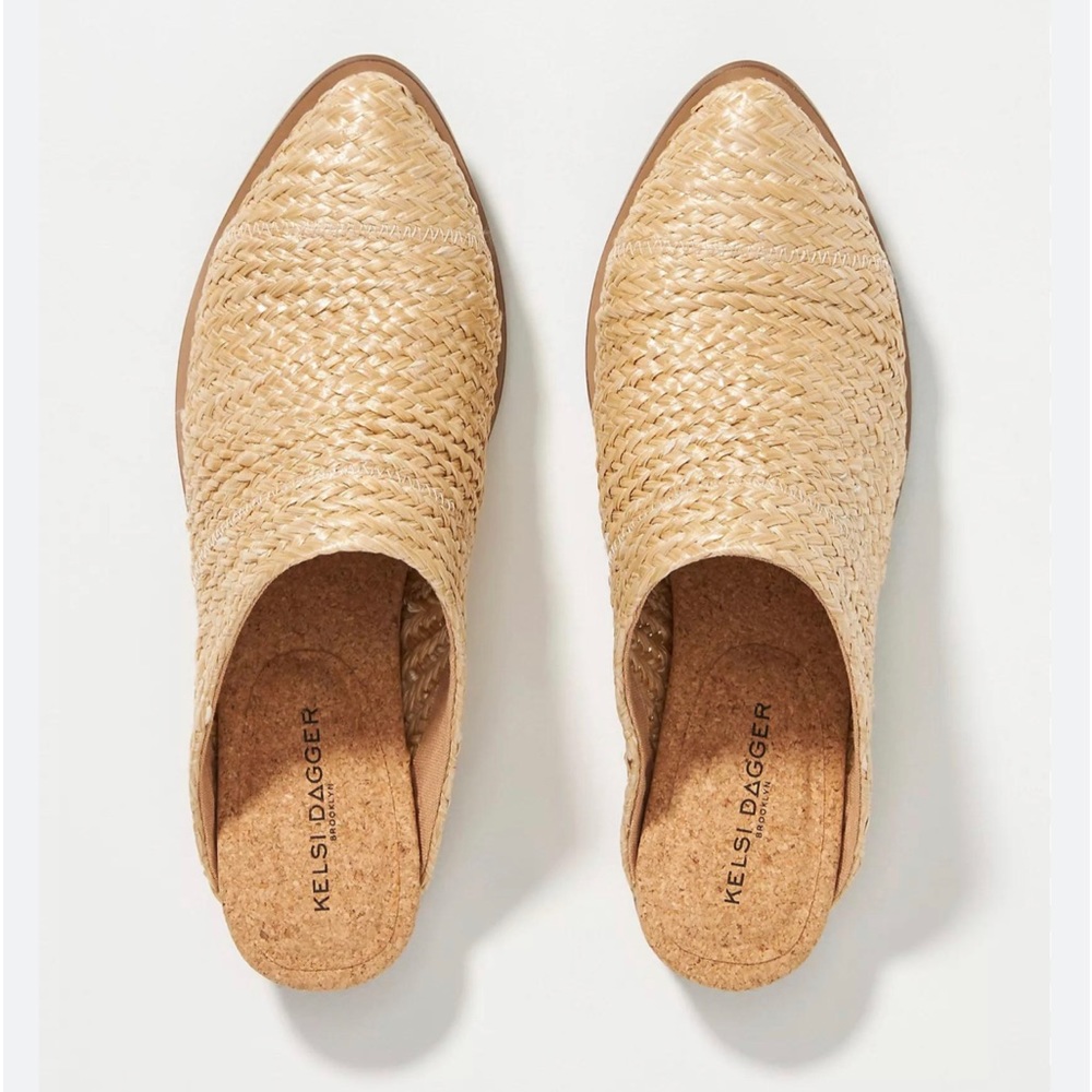 Kelsi Dagger Mules Brooklyn Sail Raffia Mules